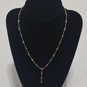 Madewell Delicate Gold Station Y-Necklace